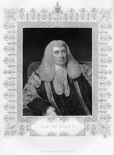 Sir William Grant 1752-1832, skotský právník a politik, 19. století. od William Henry Mote