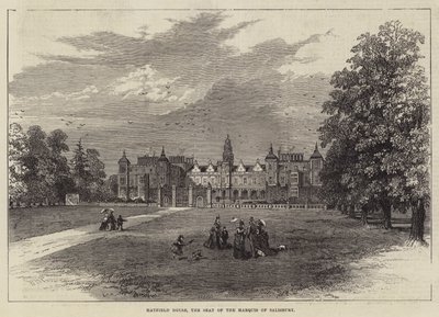 Hatfield House, sídlo markýze ze Salisbury od William Henry Pike