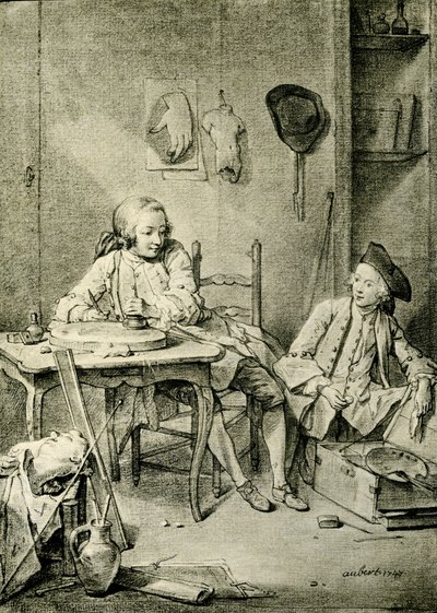Dva malíři chlapci od William Henry Pike