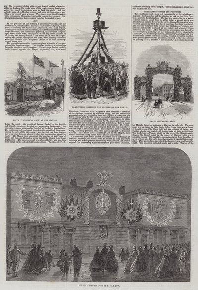 Svatba prince z Walesu a Alexandry Dánské od William Henry Pike