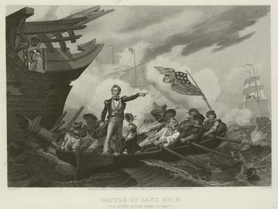 Bitva u Erijského jezera, 1813 od William Henry Powell
