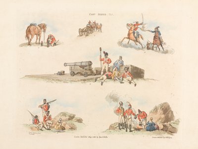 ?Táborové scény?, 1803 od William Henry Pyne