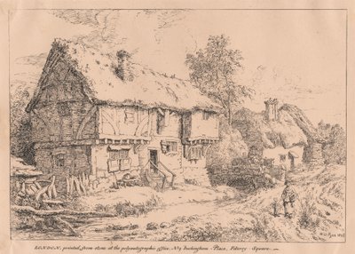 Staré chalupy od William Henry Pyne
