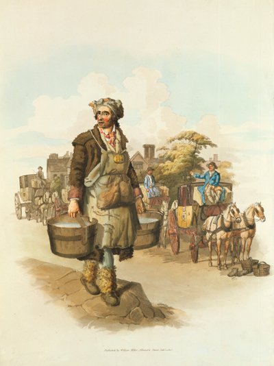 Nosič vody, 1808 od William Henry Pyne