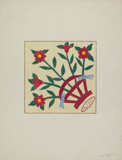 Kusová přikrývka 1 čtverec, c. 1940. od William Herbert