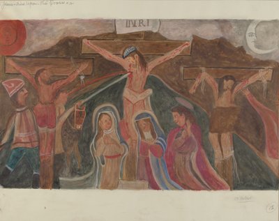Křížová cesta č. 12: Ježíš umírá na kříži, c. 1936. od William Herbert