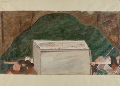 Křížová cesta č. 14: Ježíš je položen do hrobu, c. 1936. od William Herbert