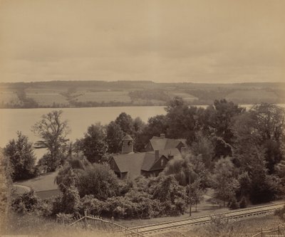 Jezero Owasco, Casowasco,c. 1895 (foto) od William Herman Rau