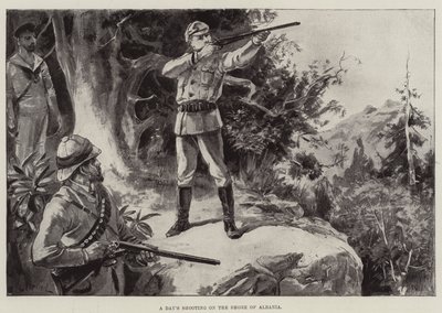 Denní střelba na pobřeží Albánie od William Heysham Overend