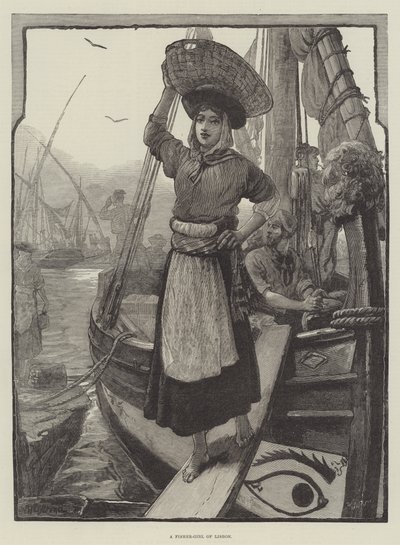 Fisher-Girl z Lisabonu od William Heysham Overend