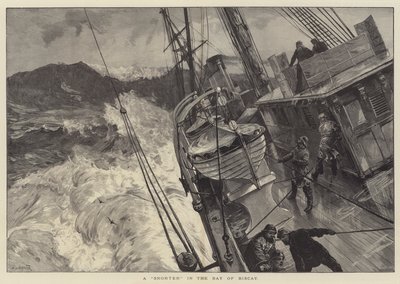 Snorter v Biskajském zálivu od William Heysham Overend