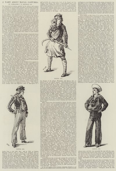 Příze o námořních kostýmech od William Heysham Overend
