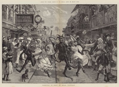 Přes dva oceány, karneval v Port of Spain, Trinidad od William Heysham Overend