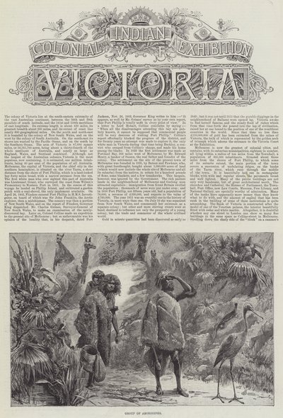 Koloniální a indická výstava, Victoria od William Heysham Overend