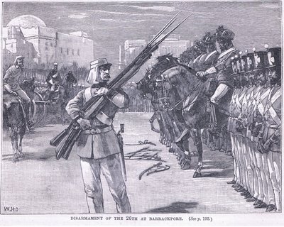 Odzbrojení 26. v Barrackpore 1857 našeho letopočtu od William Heysham Overend