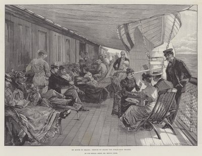 Na cestě do Brazílie si nakreslete na palubu Steam-Ship Thames od William Heysham Overend