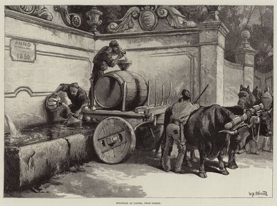 Fontána v Cintře nedaleko Lisabonu od William Heysham Overend
