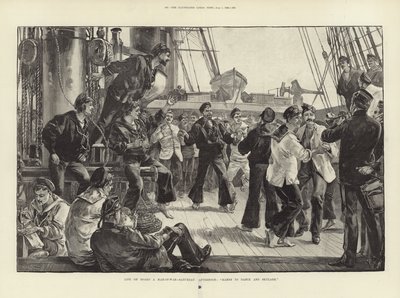 Život na palubě válečného muže od William Heysham Overend