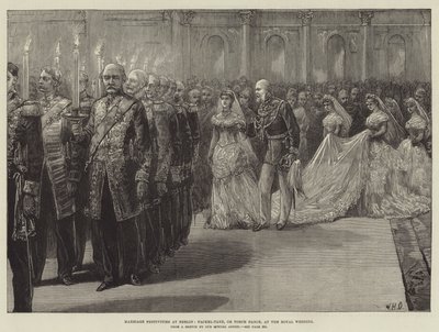 Svatební slavnosti v Berlíně, Fackel-Tanz neboli tanec s pochodněmi na královské svatbě od William Heysham Overend