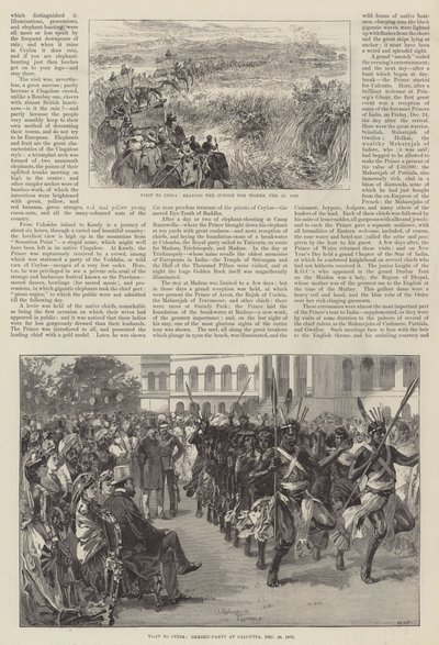 Královská návštěva v Indii od William Heysham Overend