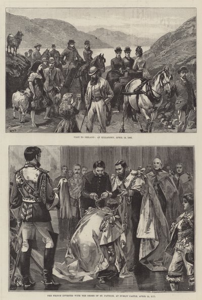 Královská návštěva Irska od William Heysham Overend