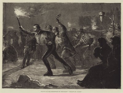 Bruslení na serpentinách při světle pochodní, Následuj mého vůdce od William Heysham Overend