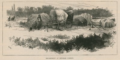 Sketches of Gipsy Life; Tábořiště v Mitcham Common od William Heysham Overend