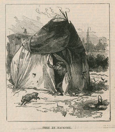 Sketches of Gipsy Life; Stan v Hackney od William Heysham Overend