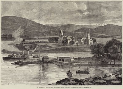 Kolej a klášter svatého Benedikta, Fort Augustus, Kaledonský průplav od William Heysham Overend