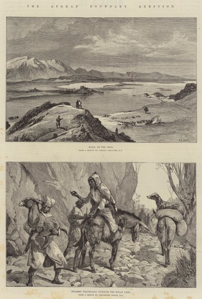 Otázka afghánské hranice od William Heysham Overend
