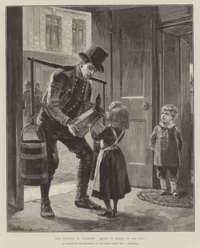 Cholera v Hamburku, v poháru je smrt od William Heysham Overend