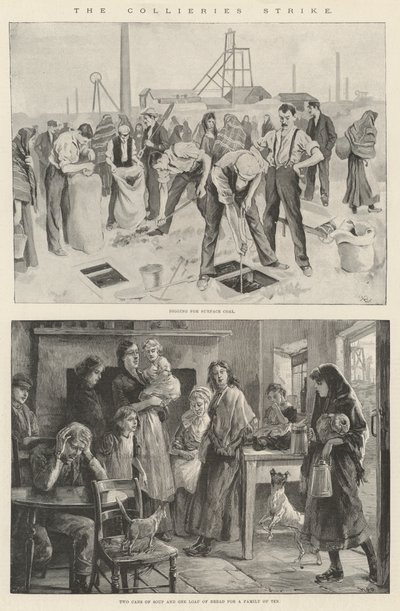 The Collieries Strike od William Heysham Overend