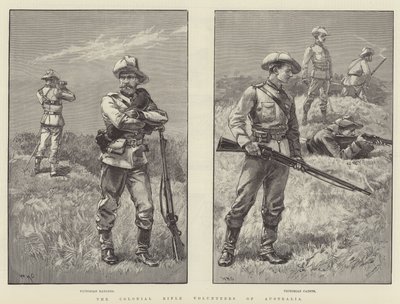 Koloniální dobrovolníci z Austrálie od William Heysham Overend