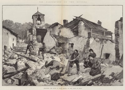 Zemětřesení na Riviéře od William Heysham Overend