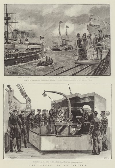 The Grand Naval Review od William Heysham Overend