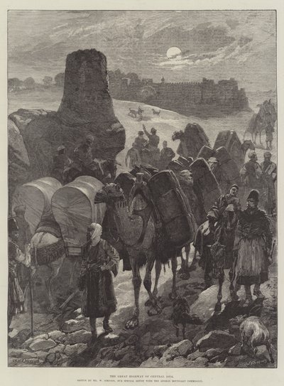 Velká dálnice střední Asie od William Heysham Overend