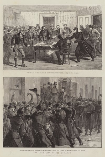 Agitace Irské zemské ligy od William Heysham Overend
