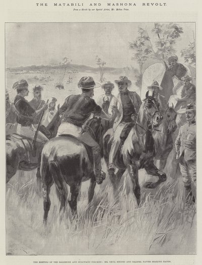Povstání Matabili a Mashona od William Heysham Overend