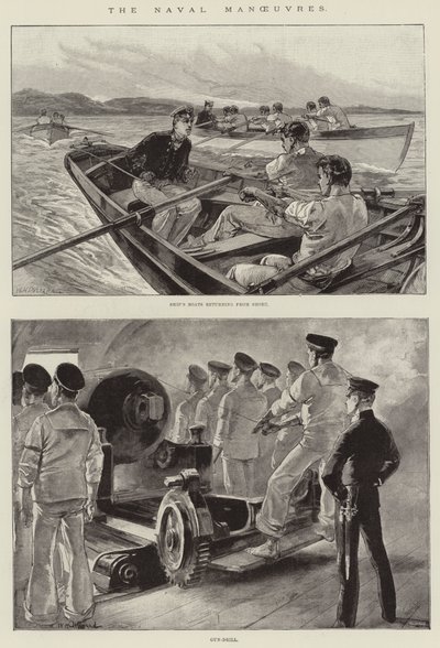 Námořní manévry od William Heysham Overend
