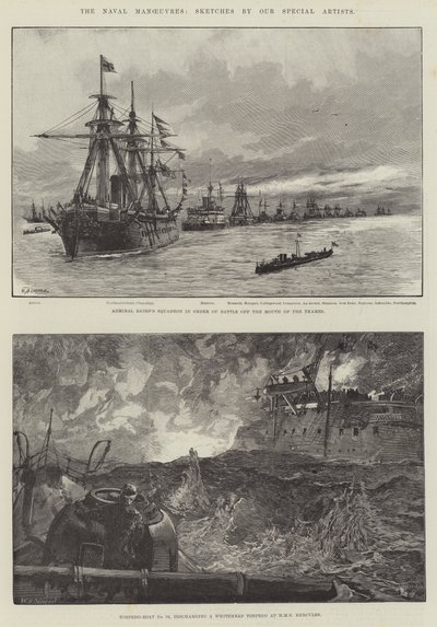 Námořní manévry od William Heysham Overend