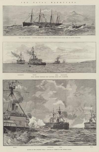 Námořní manévry od William Heysham Overend