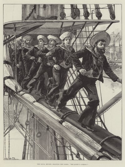 The Naval Review, obsazení Yards, The Queen