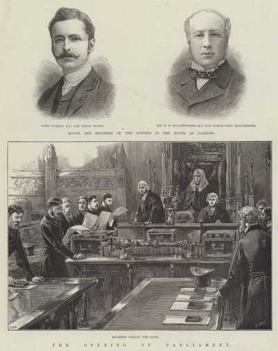 Otevření parlamentu od William Heysham Overend