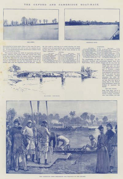 Oxford a Cambridge Boat-Race od William Heysham Overend