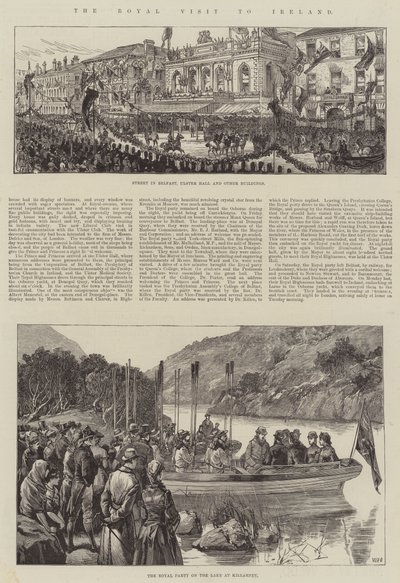 Královská návštěva Irska od William Heysham Overend