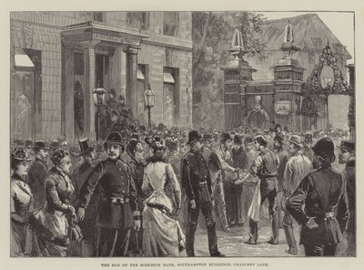 Běh na Birkbeck Bank, Southampton Buildings, Chancery Lane od William Heysham Overend