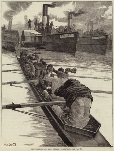 University Boat-Race, peeling pro závod od William Heysham Overend