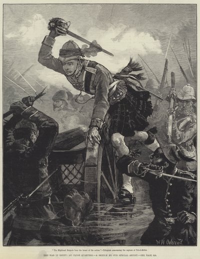 Válka v Egyptě, v těsné blízkosti od William Heysham Overend