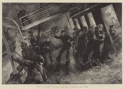 Ti, kteří sestupují do moře na lodích, kteří podnikají ve velkých vodách od William Heysham Overend