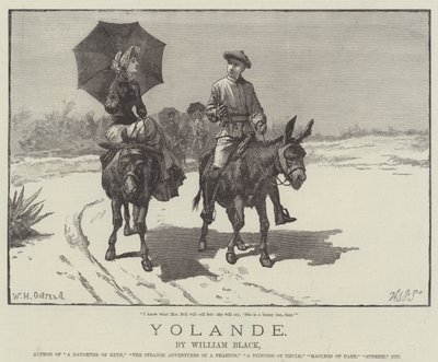 Yolande, od Williama Blacka od William Heysham Overend
